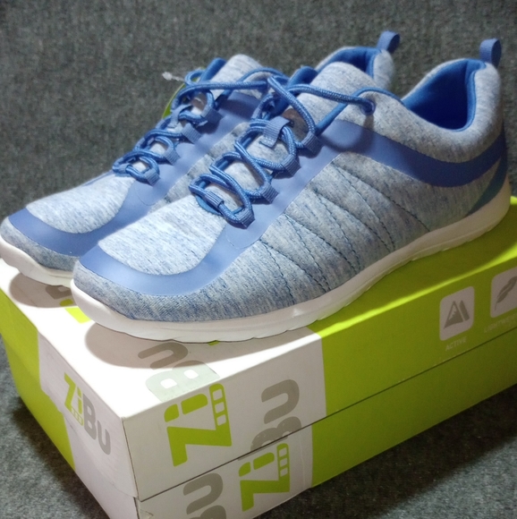NWT ZiBu Deedra 1 Shoes Womens Sz 11 M Blue Athletic Sneakers Lace Up Running * - Picture 2 of 16